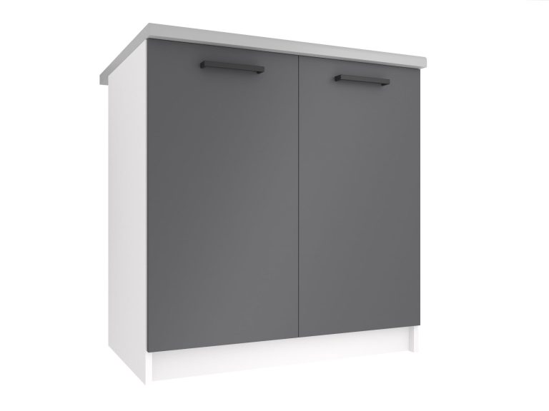 Szafka kuchenna dolna 80cm szara TOR SD80/0/WT/SR/0/B1