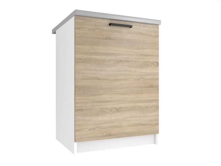 Szafka kuchenna dolna bez blatu 60cm dąb sonoma TOR SD60/0/WT/DS/BB/B1