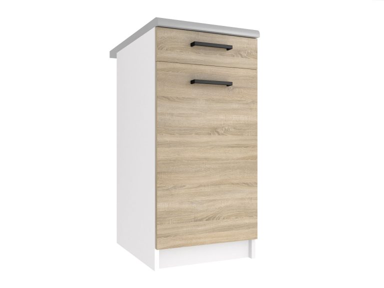 Szafka kuchenna stojąca z szufladami TOR SDSZ1-40/1/WT/DS/0/B1