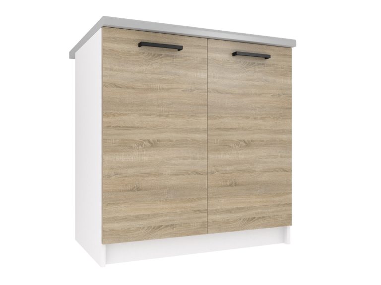 Szafka kuchenna dolna 80cm dąb sonoma TOR SD80/0/WT/DS/0/B1