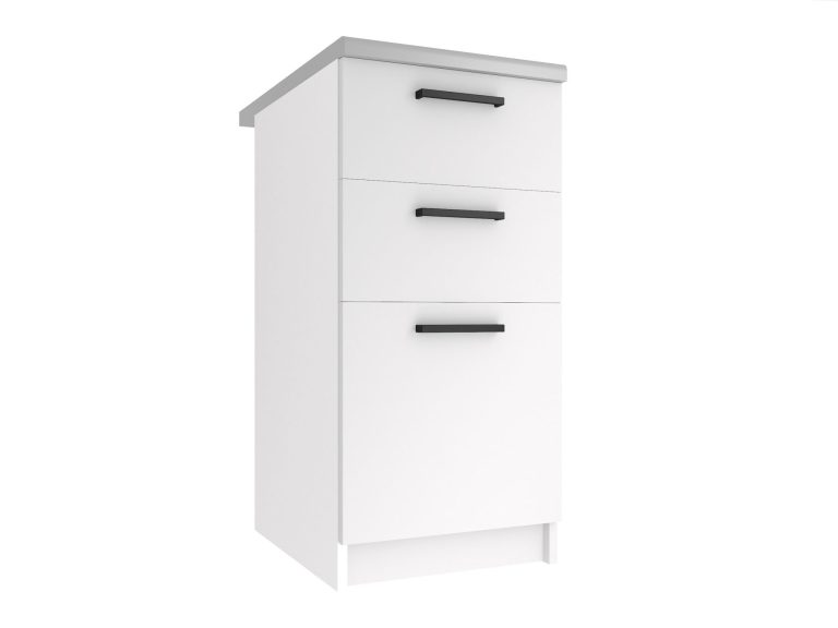 Szafka kuchenna stojąca z szufladami TOR SDSZ40/0/WT/WT/0/B1