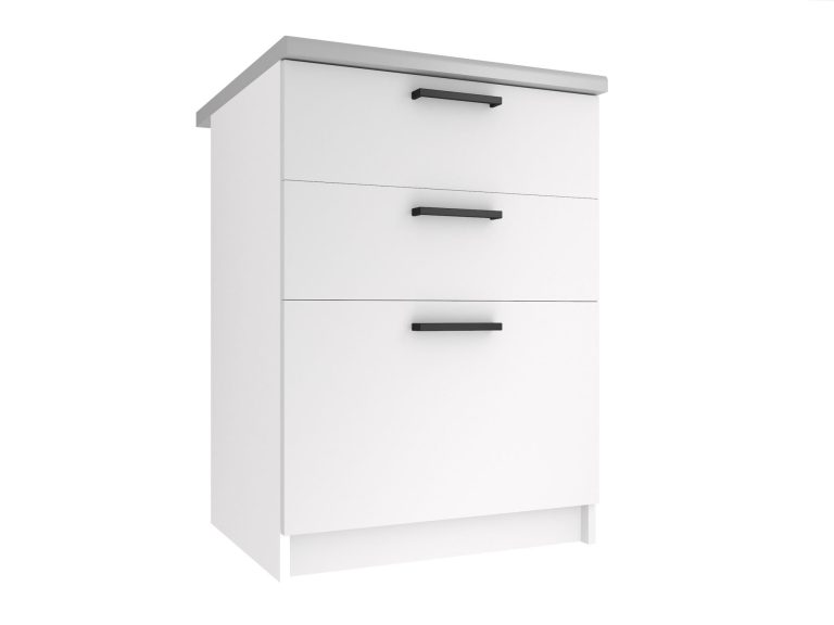 Szafka kuchenna stojąca z szufladami TOR SDSZ60/0/WT/WT/0/B1