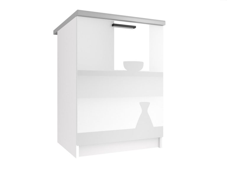 Szafka kuchenna dolna 60cm biały połysk INF SD60/0/WT/W/0/B1/