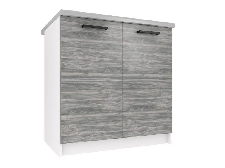 Szafka kuchenna dolna 80cm szara TOR SD80/0/WT/GW/0/B1