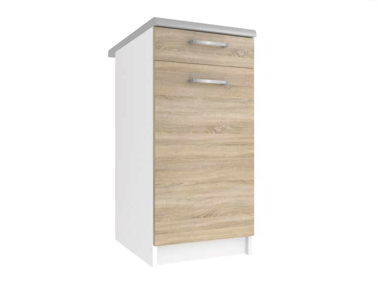 Szafka kuchenna stojąca bez blatu z szufladami TOR SDSZ1-40/1/WT/DS/0/P
