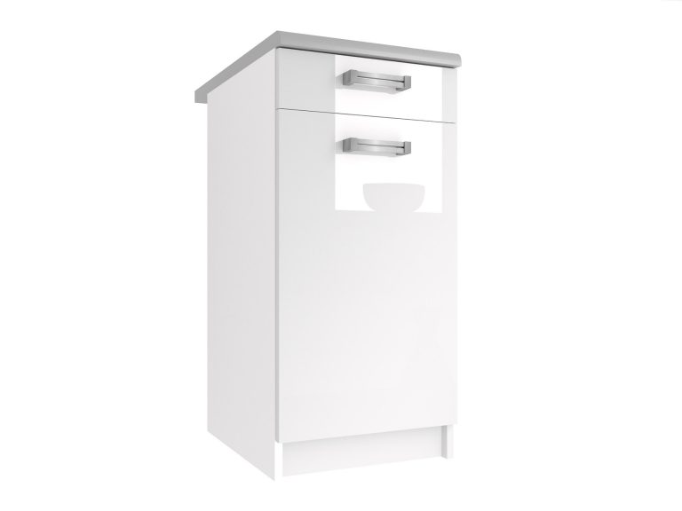 Szafka kuchenna stojąca z szufladami INF SDSZ1-40/1/WT/W/0/D