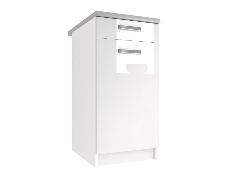 Szafka kuchenna stojąca z szufladami INF SDSZ1-40/1/WT/W/0/F