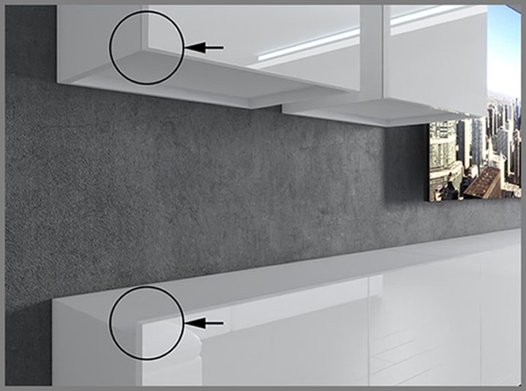 Meblościanka 300 cm TV/RTV dębowa dąb sonoma Producent IMP PRIMO 2/5/W/DS/0/0