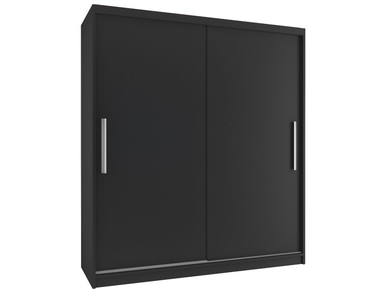 Szafa przesuwna 133 cm czarna heban ciemna Producent SI SZP2/2/B/B/0/AL