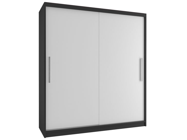 Szafa przesuwna 133 cm biała mat Producent SI SZP2/2/B/W/0/AL