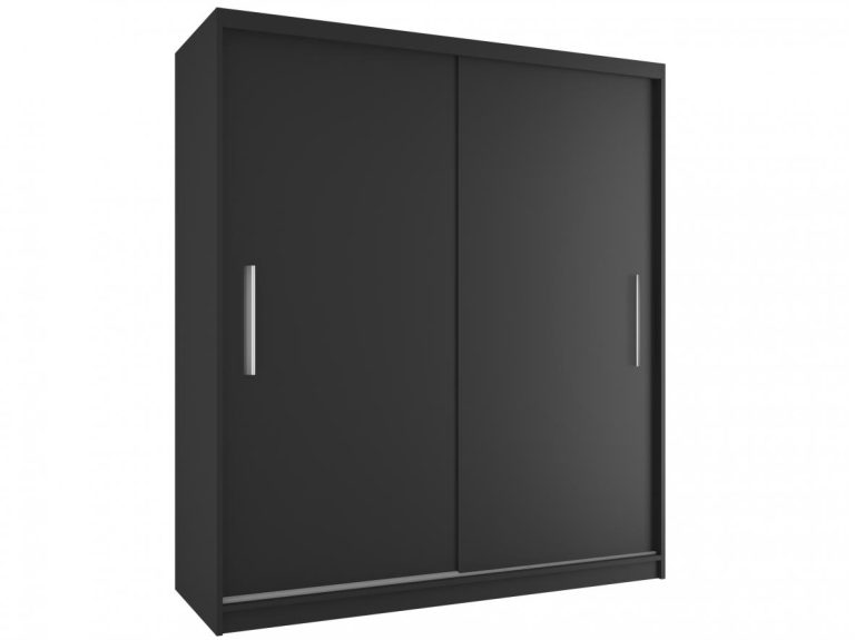 Szafa przesuwna 158 cm czarna heban ciemna Producent SI SZP3/1/B/B/0/AL
