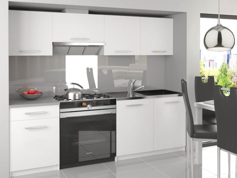 Meble kuchenne 180 cm białe mat bez blatu Producent TOR SUPERUNIQA2/3/WT/WT/BB/B1