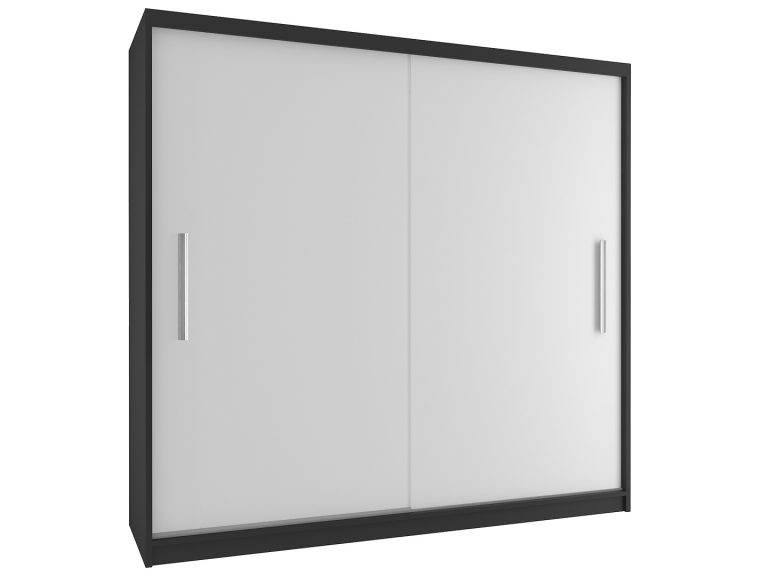 Szafa przesuwna 200 cm biała mat Producent SI SZP1/2/B/W/0/AL