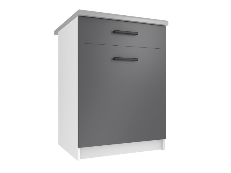 Szafka kuchenna dolna 60cm szara TOR SDSZ1-60/0/WT/SR/0/B1