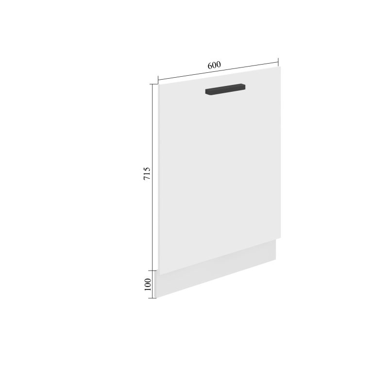 Panel zmywarkowy z blatem zamknięty 60cm TOR PZ60/0/WT/SR/B/B1/PP