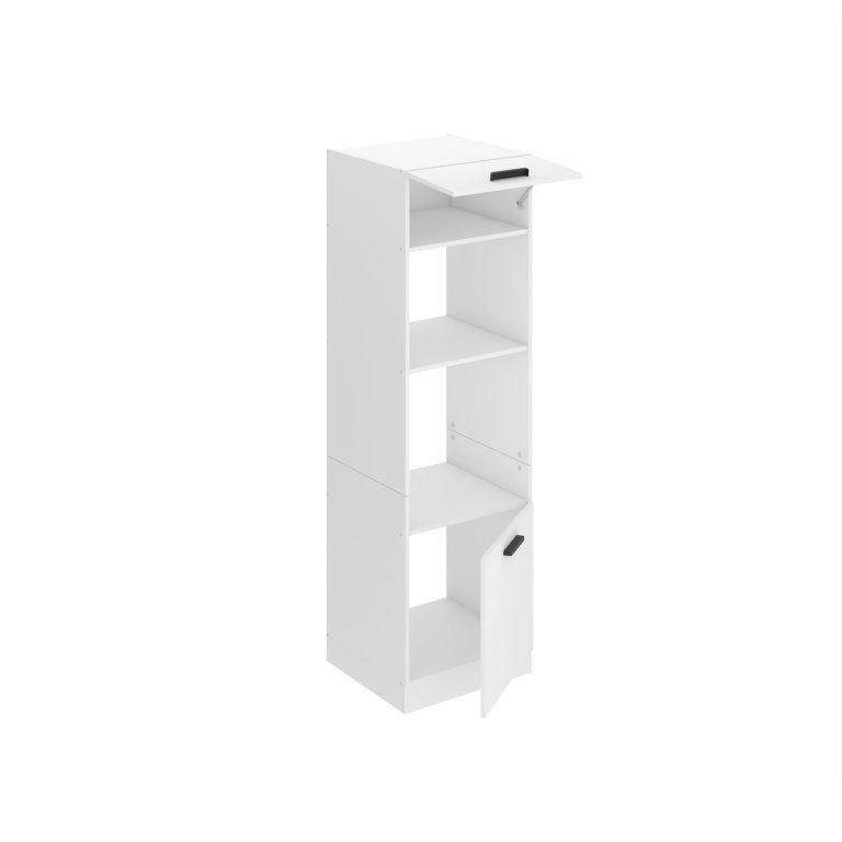Szafka kuchenna słupek piekarnikowy 60cm TOR SSP60/0/WT/WT/0/B1/PP