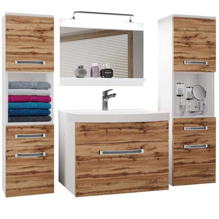 Zestaw mebli łazienkowych Glamour 99 GLA M 6/0/W/DW/0/MB/PP