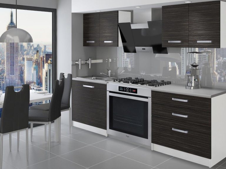 Meble kuchenne 120 cm czarne heban ciemne bez blatu Producent TOR TIESTO/2/WT/HK/BB/U