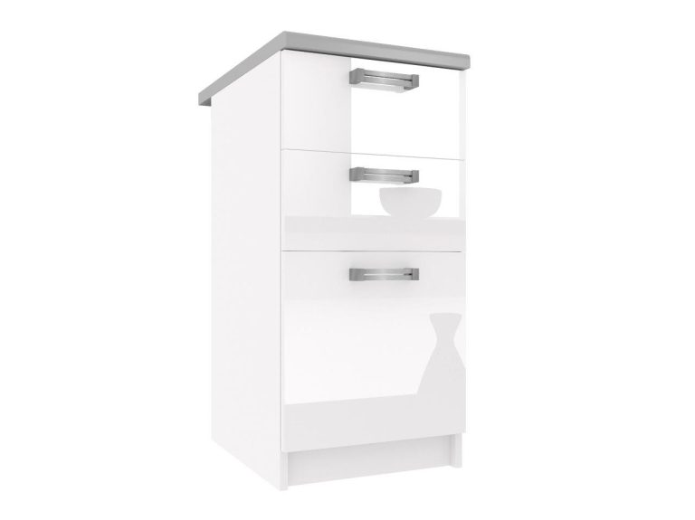Szafka kuchenna stojąca z szufladami INF SDSZ40/1/WT/W/0/D