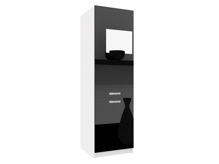 Szafka kuchenna stojąca słupek lodówkowy INF SSL60/1/WT/B/0/F