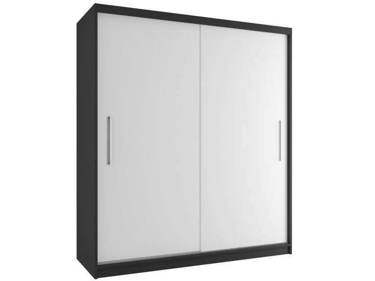 Szafa przesuwna 158 cm biała mat Producent SI SZP3/1/B/W/0/AL