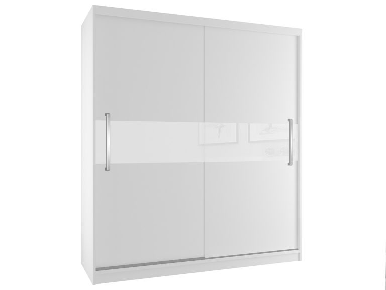 Szafa przesuwna 133 cm biała mat Producent SI SZP2/2/W/W/W/UU