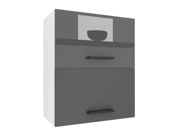 Szafka kuchenna wisząca pawlaczowa INF SGP2-60/1/WT/SSR/0/B1