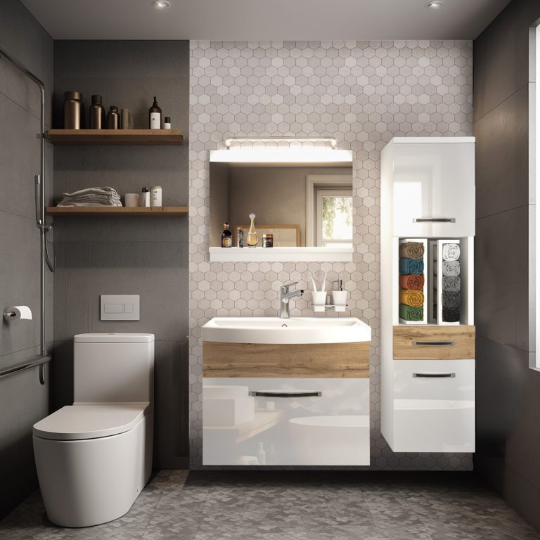 Zestaw mebli łazienkowych Glamour 36 GLA PM 2/0/W/WDW/0/MB/PP