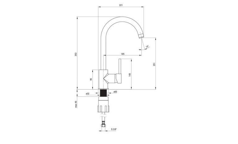 Zestaw PROMOCYJNY zlew + bateria ZQZ S513 / BEU S62M