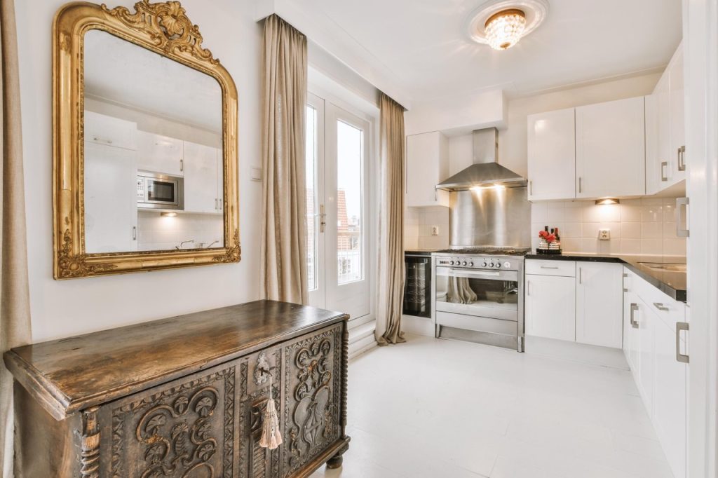 Styl Hollywood Regency kuchnia