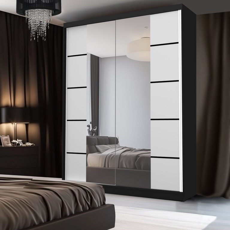 Szafa przesuwna SERENITY 133 cm biała mat Producent ME SERENITY SZP6/0/B/W/0/HIAL