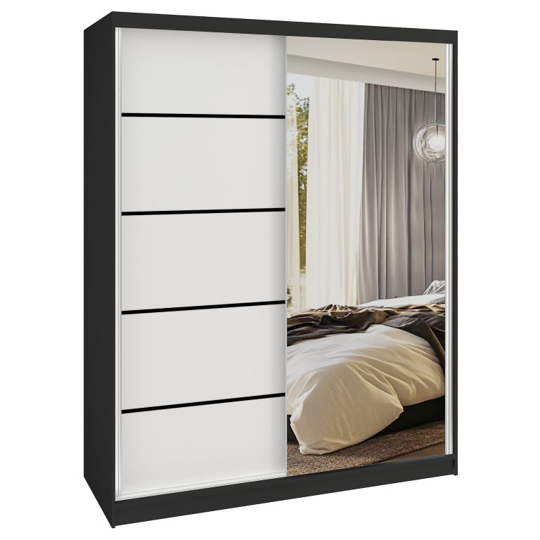 Szafa przesuwna SERENITY 133 cm biała mat Producent MBP SERENITY SZP6/0/B/W/0/HIAL