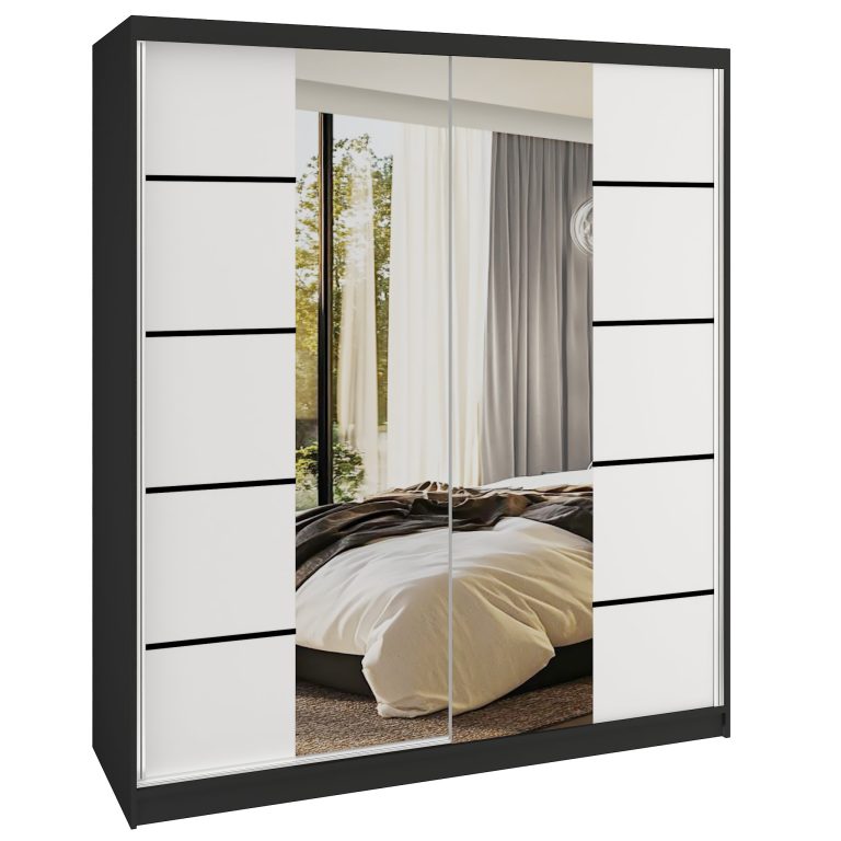 Szafa przesuwna SERENITY 158 cm biała mat Producent ME SERENITY SZP7/0/B/W/0/HIAL