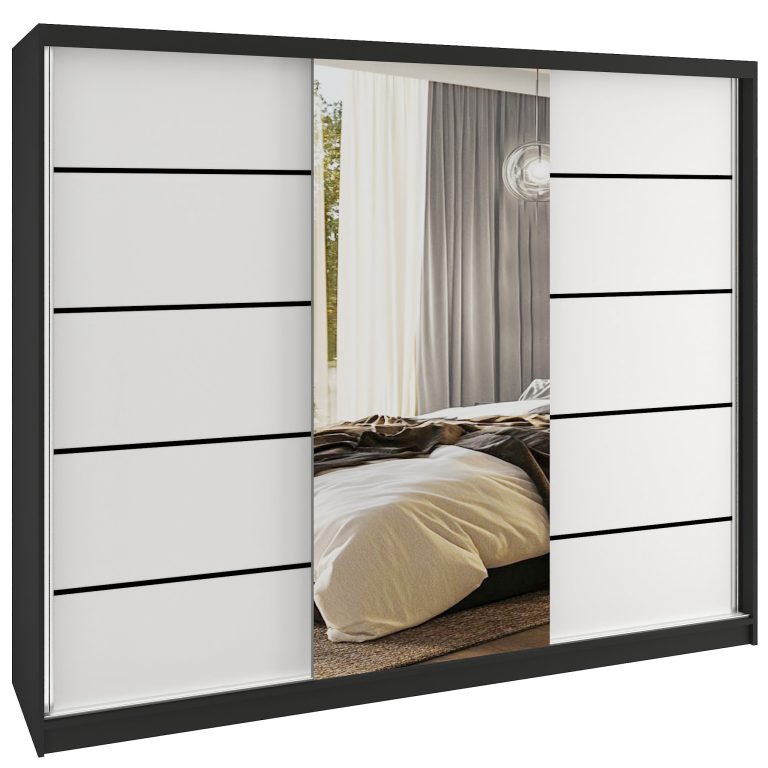 Szafa przesuwna SERENITY 232 cm biała mat Producent MBP SERENITY SZP8/0/B/W/0/HIAL