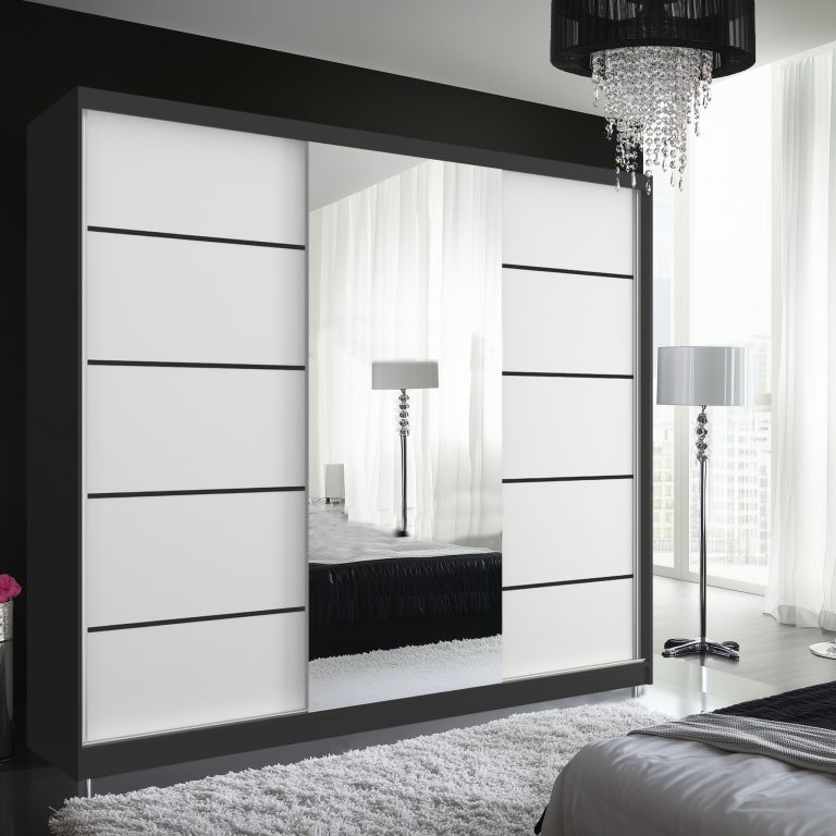 Szafa przesuwna SERENITY 200 cm biała mat Producent MT SERENITY SZP5/0/B/W/0/HIAL