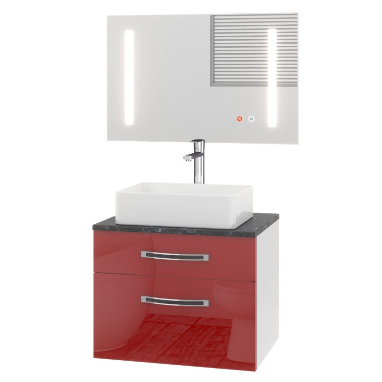 Zestaw mebli łazienkowych Euphoria EUP P 60/0/W/R/0/BK/MB