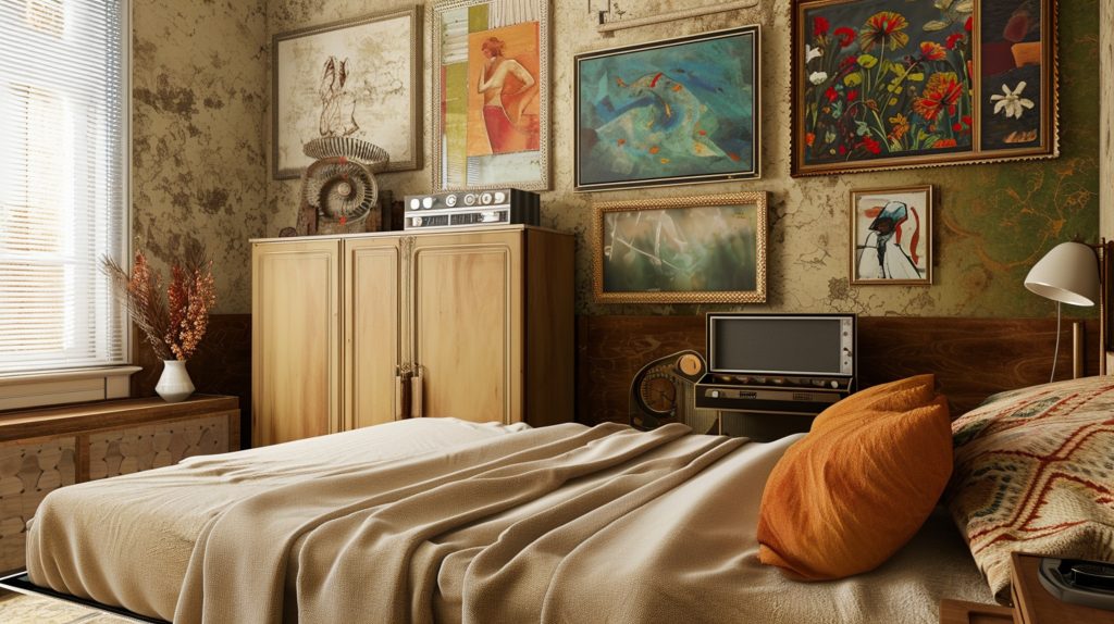 meble belini Styl retro we wnętrzach - jak zaaranżować? 8 Sypialnia retro