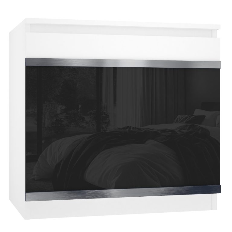 Szafka nocna premium Serenity MGB SERENITY SN1/0/W/W/B/0/PP