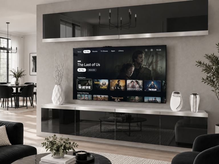 Meblościanka Prestige 200 cm TV/RTV czarna połysk Producent IMP P Brando 6/5/W/B/0/0/SL