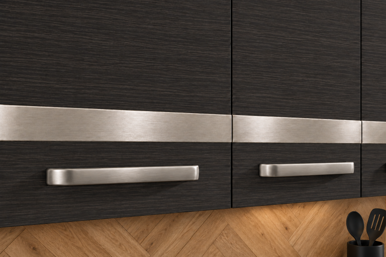 Meble kuchenne Prestige 420 cm heban królewski bez blatu Producent TOR P Diego/0/WT/HK/BB/C1/SL