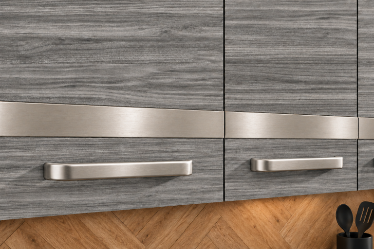 Meble kuchenne Prestige 180 cm glamour wood bez blatu Producent TOR P Leonardo/0/WT/GW1/BB/C1/SL