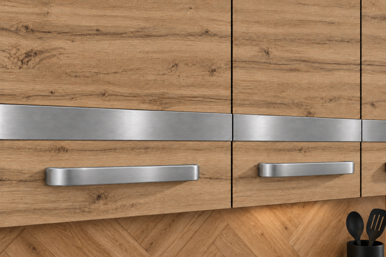 Meble kuchenne Prestige 320 cm dąb wotan bez blatu Producent TOR P Vincent/0/WT/DW/BB/C1/SL
